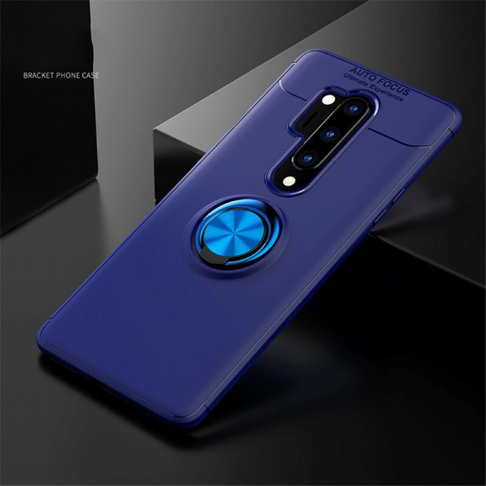 Hoesje voor OnePlus 8 Pro Draaiende Ring