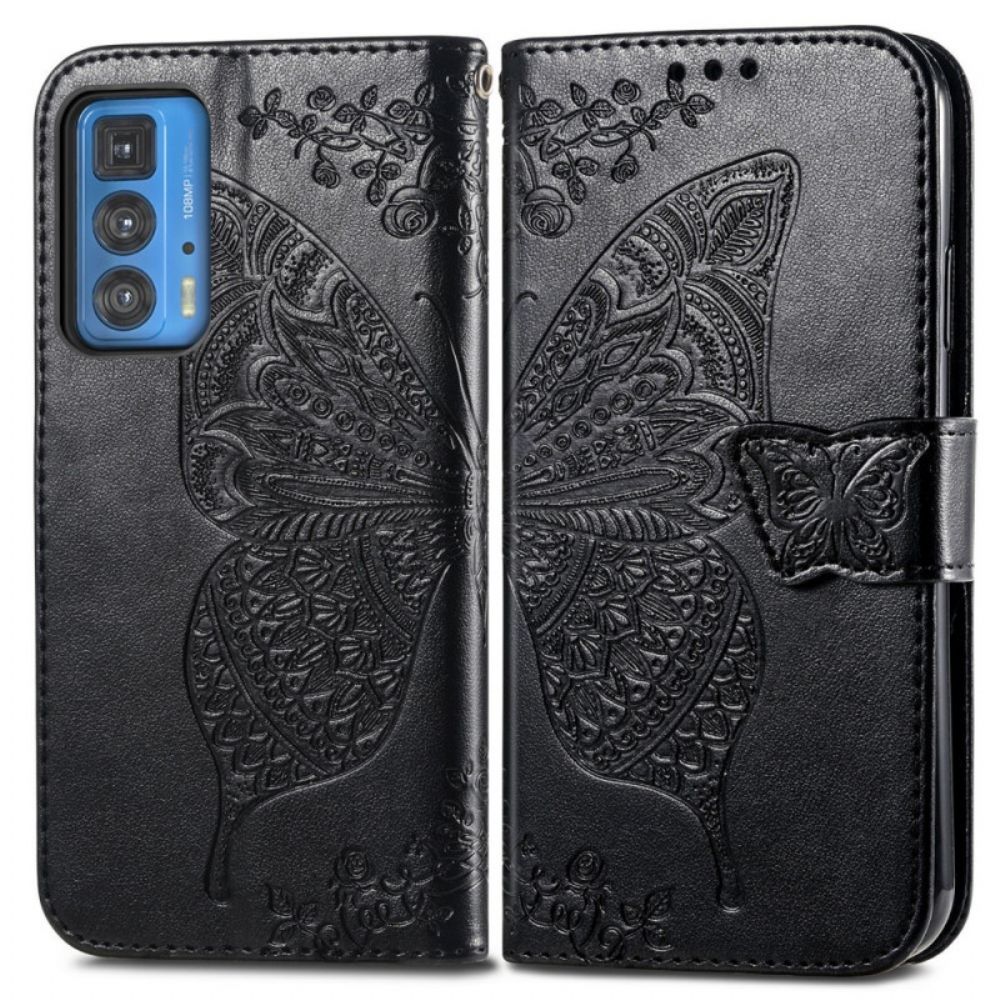 Folio-hoesje voor Motorola Edge 20 Pro Halve Vlinders
