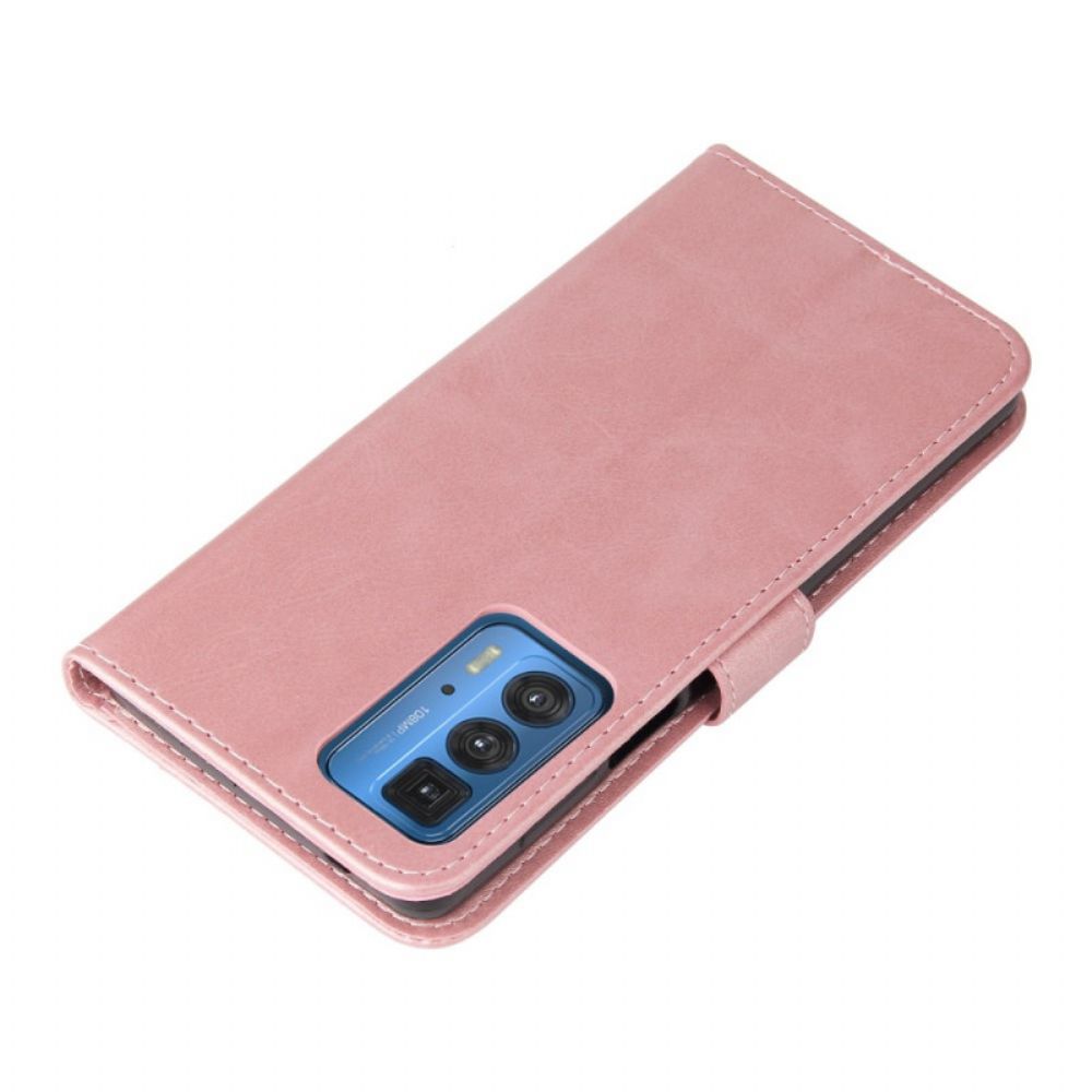 Folio-hoesje voor Motorola Edge 20 Pro Vintage Portemonnee