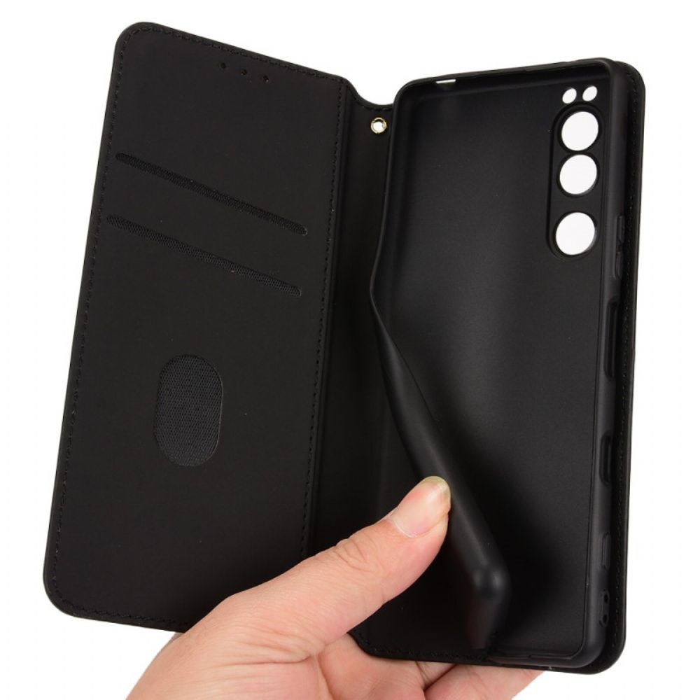 Bescherming Hoesje voor Sony Xperia 5 IV Folio-hoesje 3d-textuur
