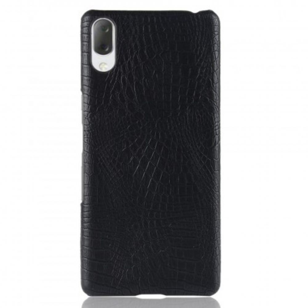 Telefoonhoesje voor Sony Xperia L3 Krokodillenleereffect