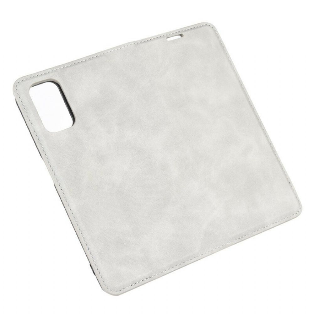 Bescherming Hoesje voor Oppo A72 Folio-hoesje Zacht Leereffect