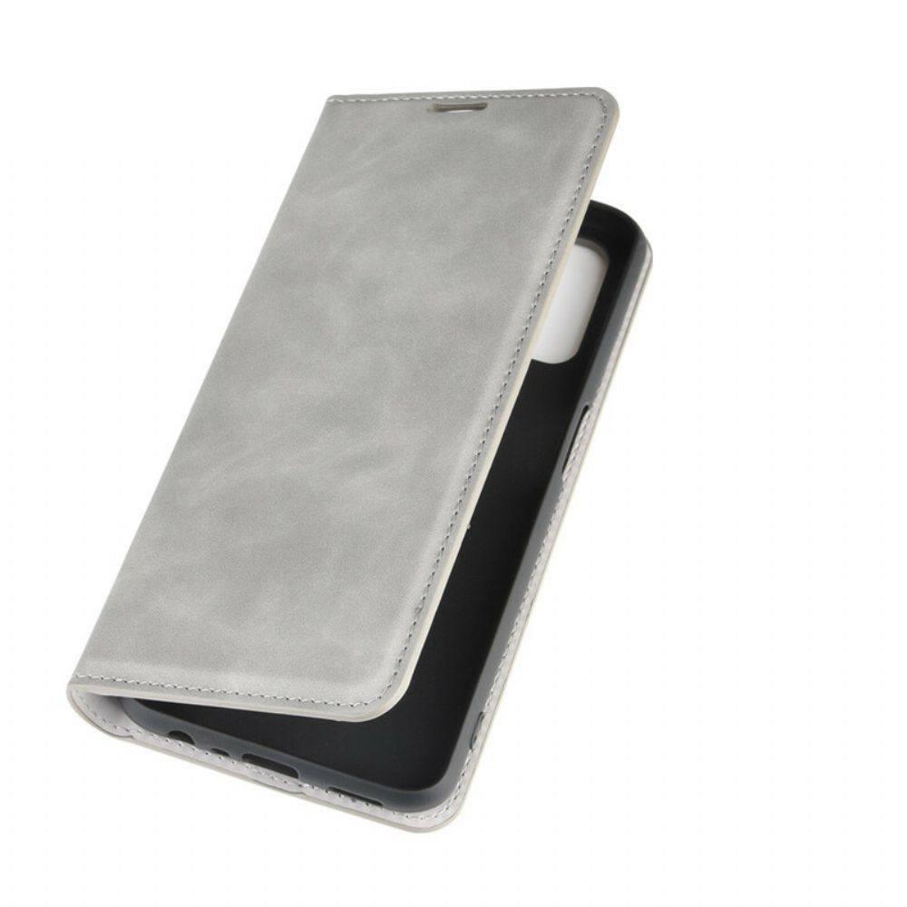 Bescherming Hoesje voor Oppo A72 Folio-hoesje Zacht Leereffect