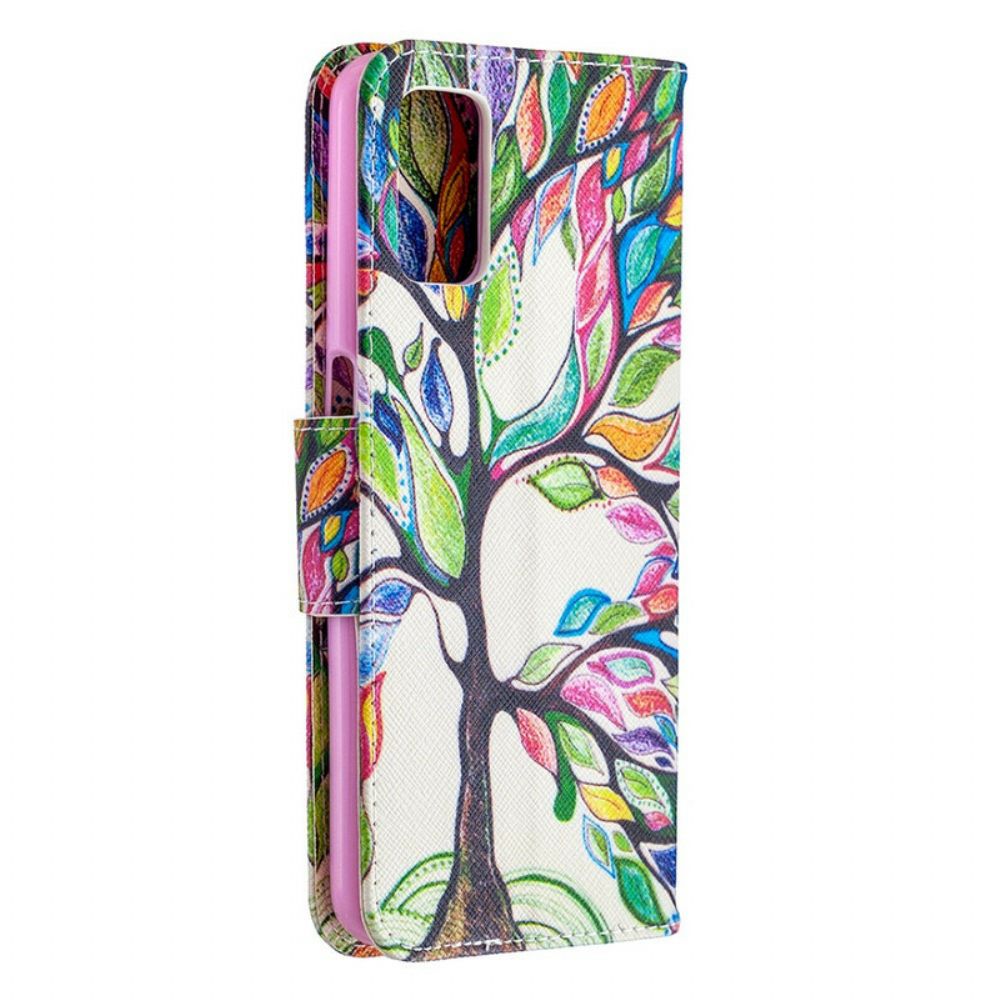 Folio-hoesje voor Oppo A72 Gekleurde Boom