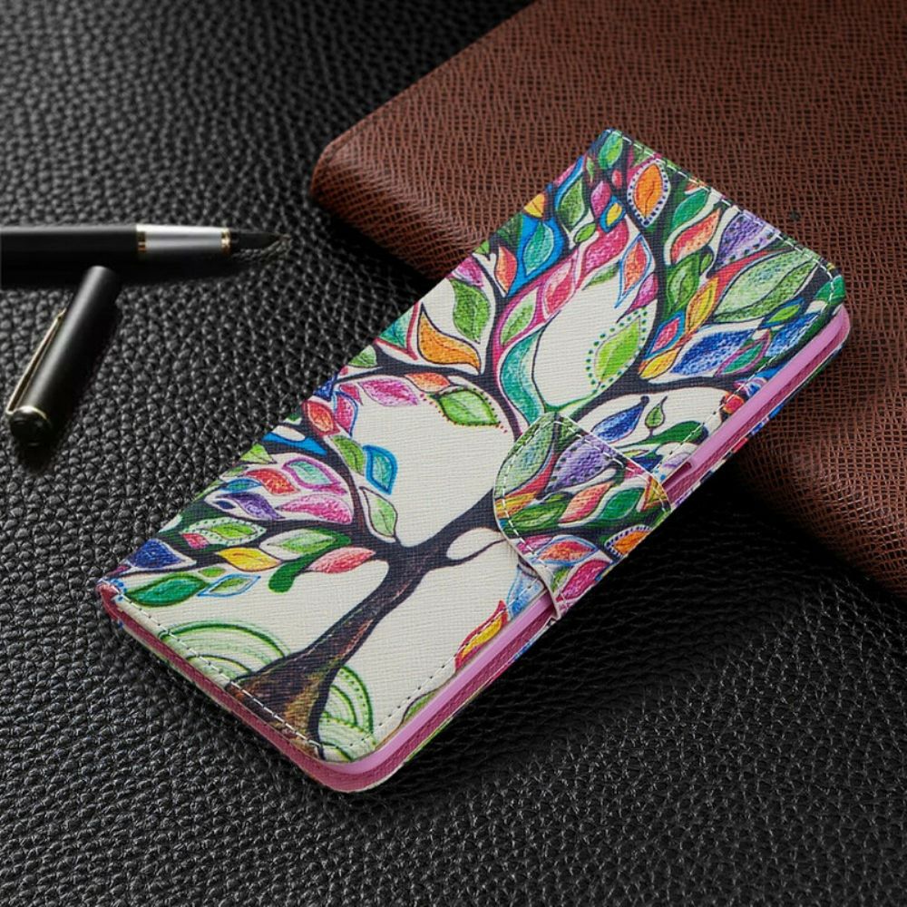 Folio-hoesje voor Oppo A72 Gekleurde Boom