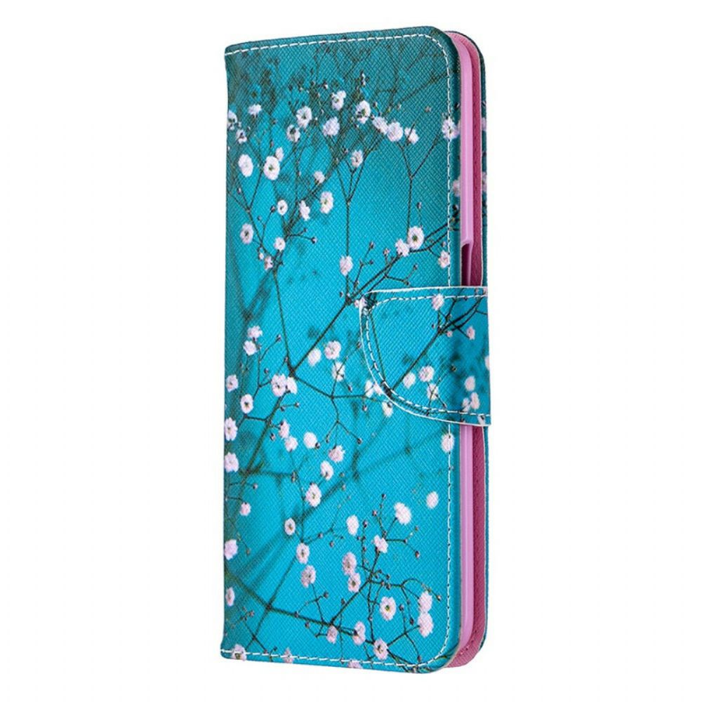 Leren Hoesje voor Oppo A72 Bloeiende Boom