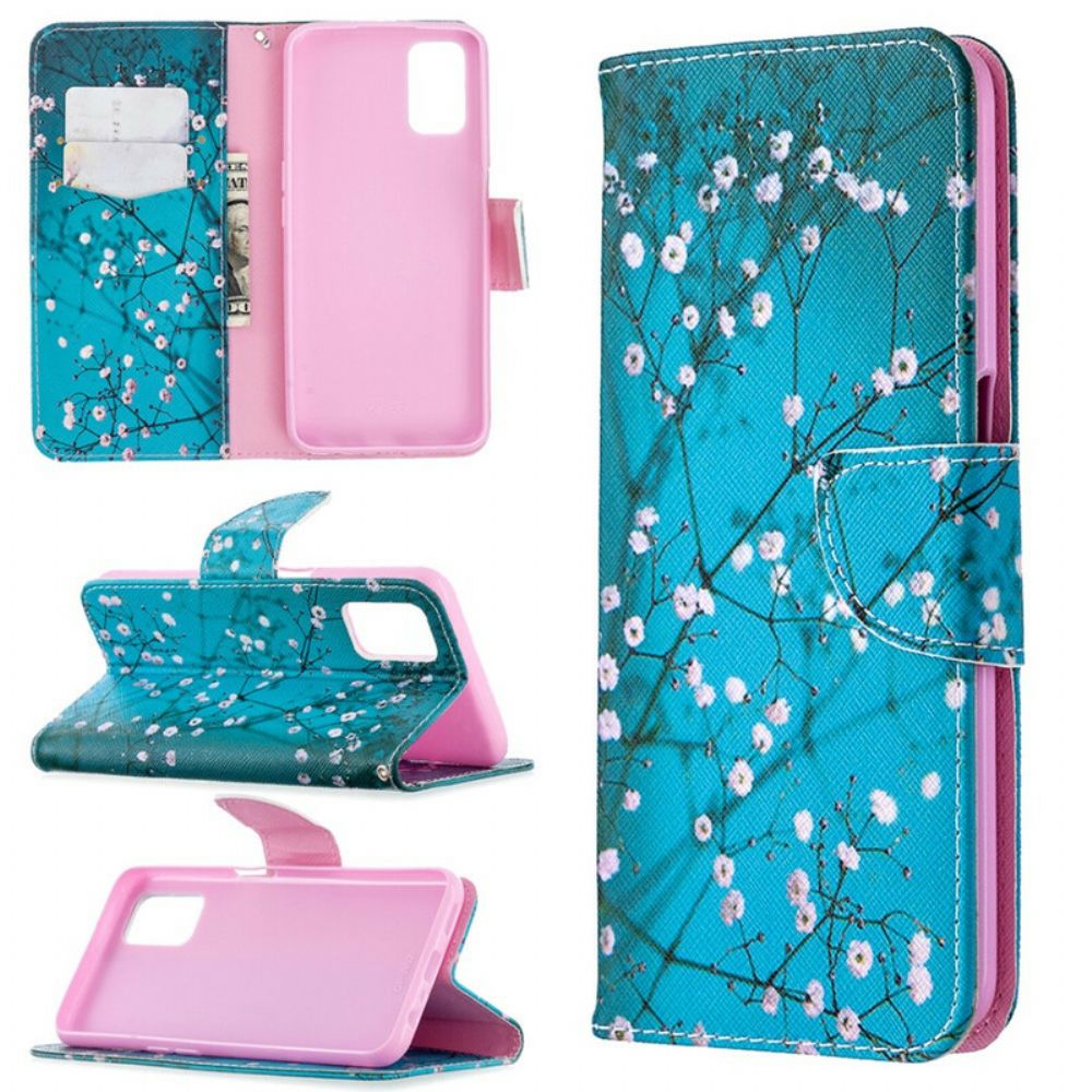 Leren Hoesje voor Oppo A72 Bloeiende Boom