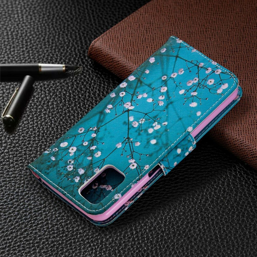 Leren Hoesje voor Oppo A72 Bloeiende Boom