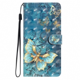 Flip Case Leren Xiaomi 15 3d Vlinders