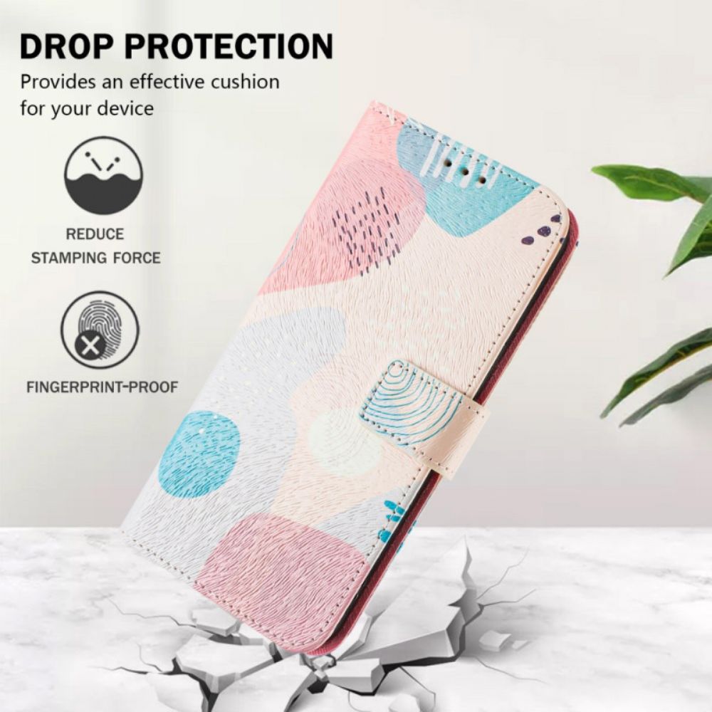 Flip Case Leren Xiaomi 15 Graffiti Motief