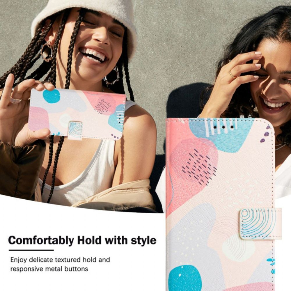 Flip Case Leren Xiaomi 15 Graffiti Motief