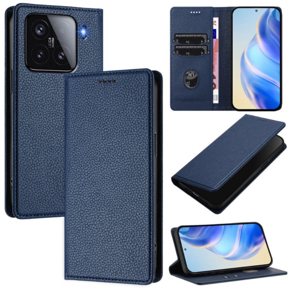 Folio-hoesje Voor Xiaomi 15 Rfid-blokkerend Leer-effect