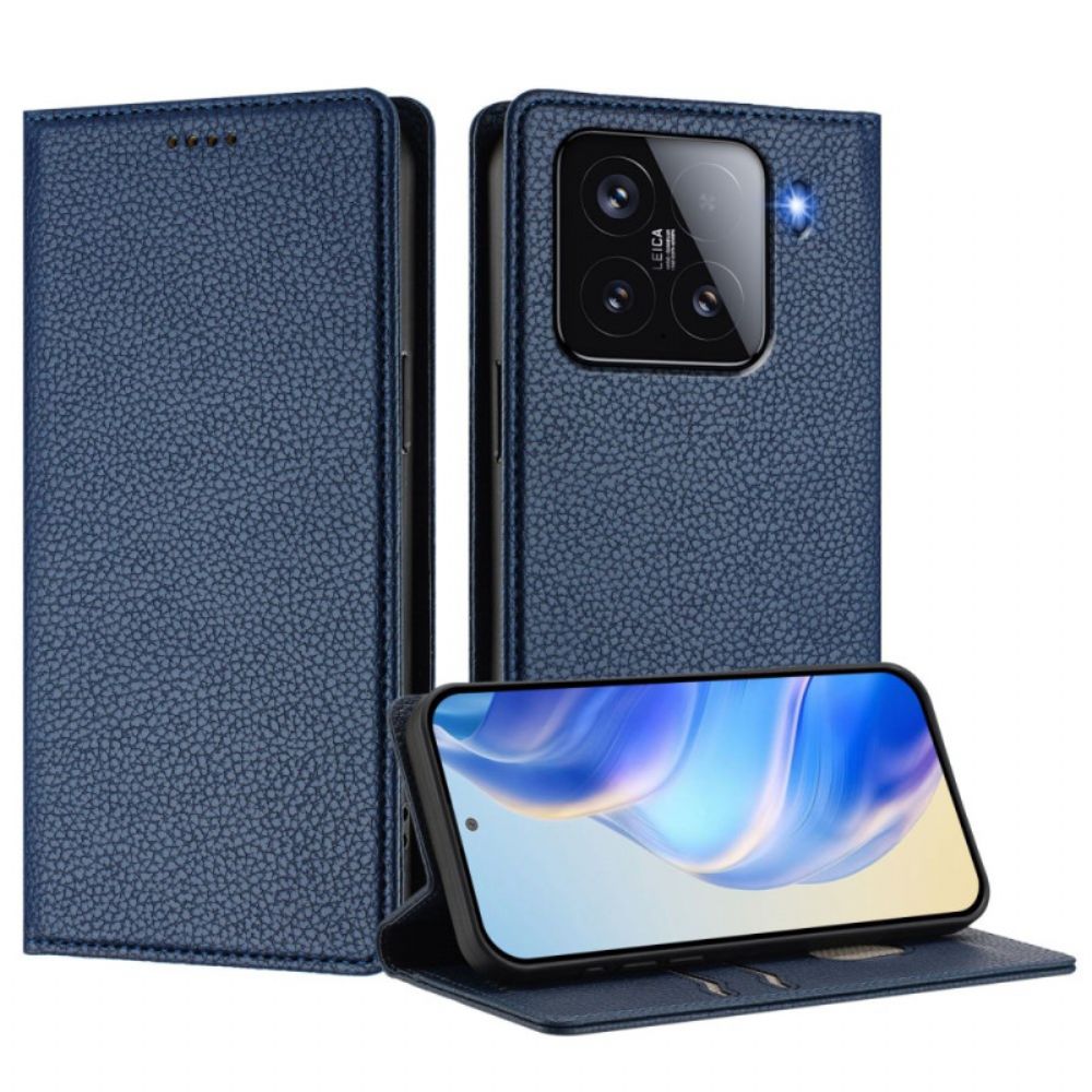 Folio-hoesje Voor Xiaomi 15 Rfid-blokkerend Leer-effect