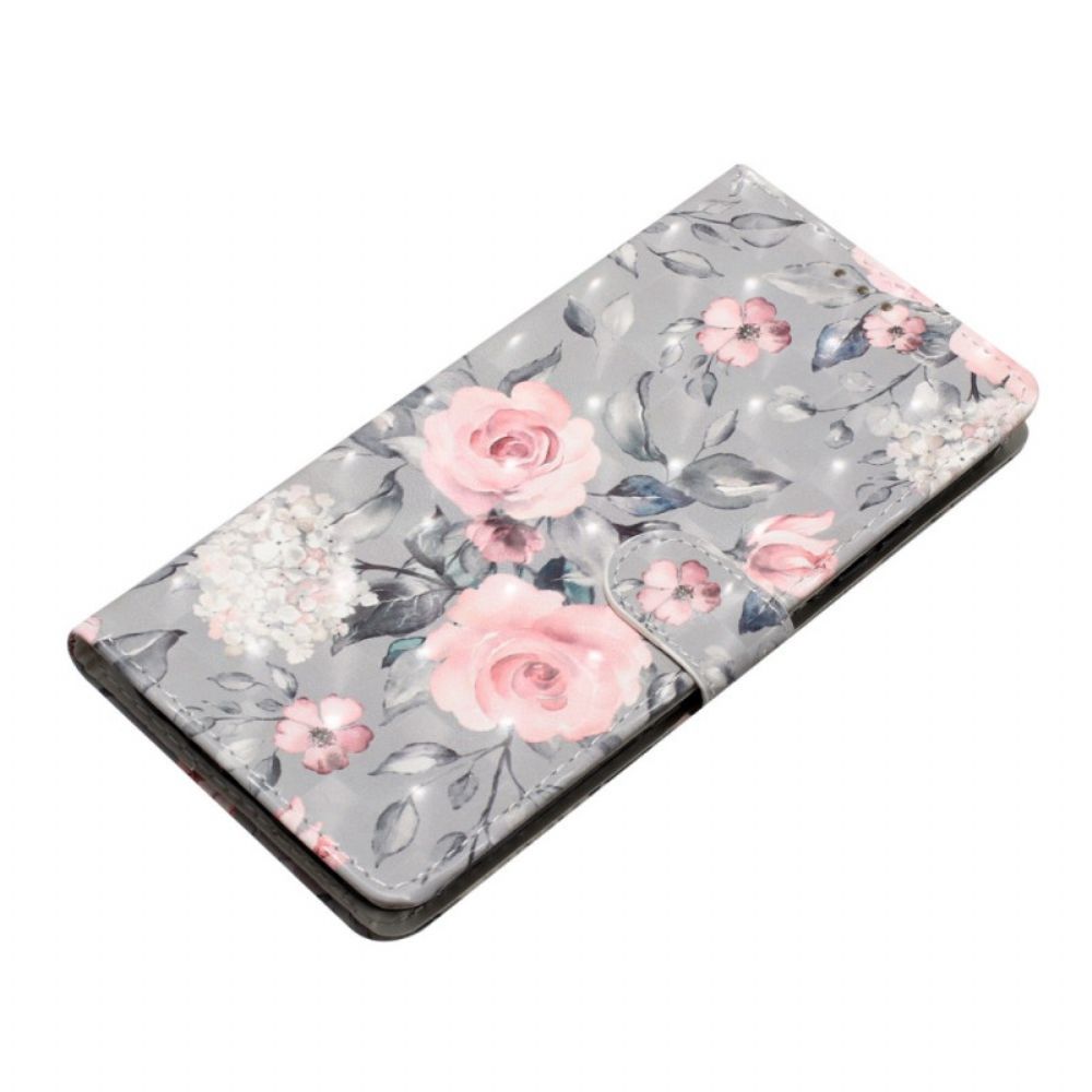 Folio-hoesje Xiaomi 15 3d Bloemen