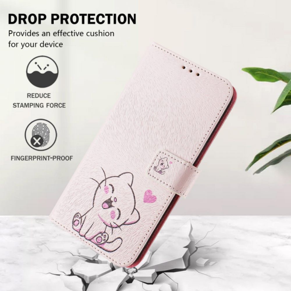 Folio-hoesje Xiaomi 15 Telefoonhoesje Kitten Motief