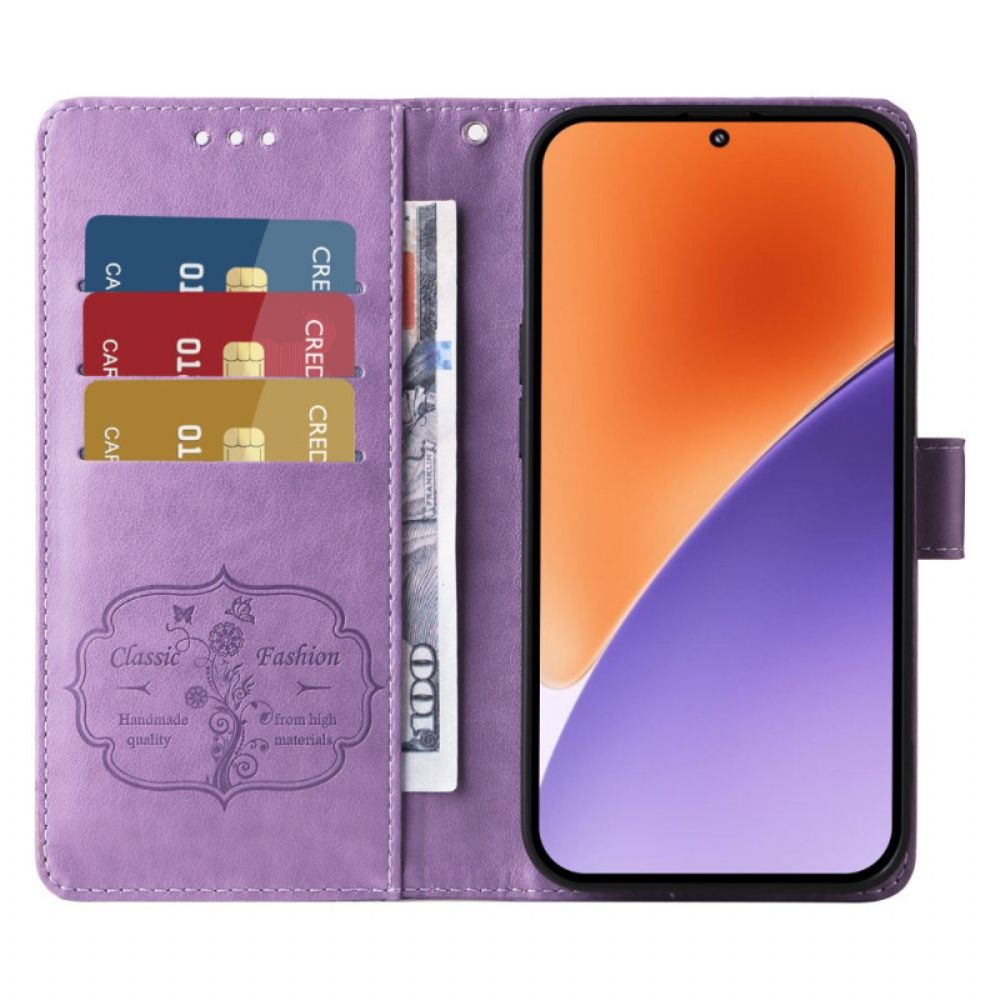 Folio-hoesje Xiaomi 15 Telefoonhoesje Kleine Bloemen