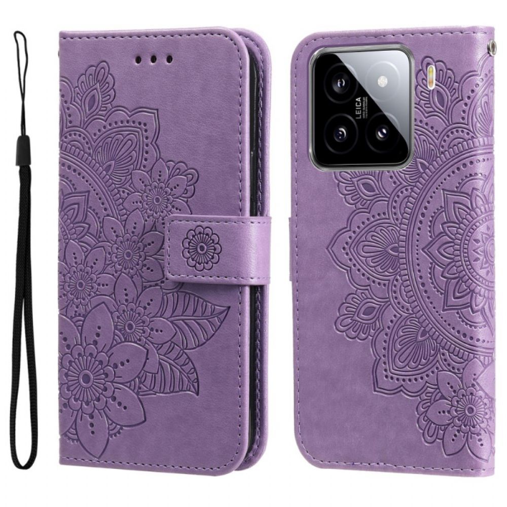 Folio-hoesje Xiaomi 15 Telefoonhoesje Mandala-print