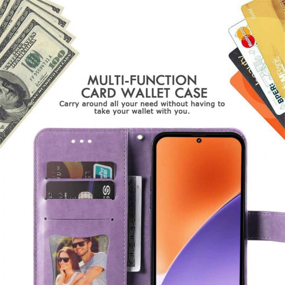 Folio-hoesje Xiaomi 15 Telefoonhoesje Mandala-print