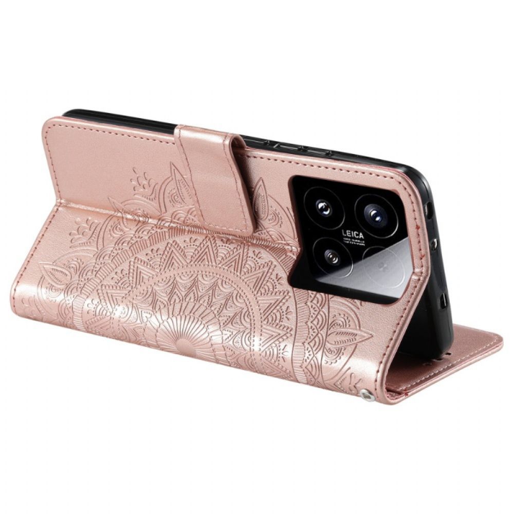 Folio-hoesje Xiaomi 15 Telefoonhoesje Mandala Zon