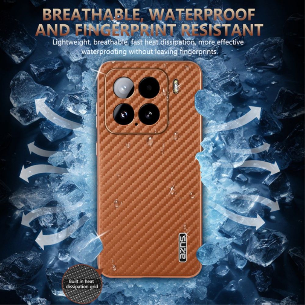 Hoesje Voor Xiaomi 15 Azns Koolstofvezel