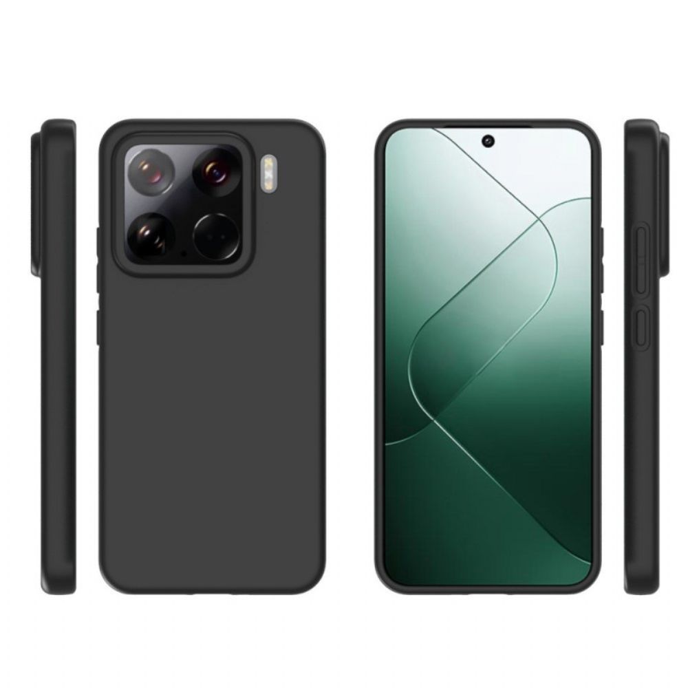 Hoesje Xiaomi 15 2-in-1 Siliconen Met Screenprotector Van Gehard Glas Bescherming Hoesje