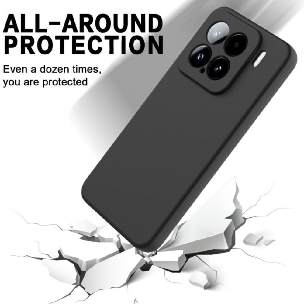 Hoesje Xiaomi 15 Bandje Van Vloeibaar Siliconen