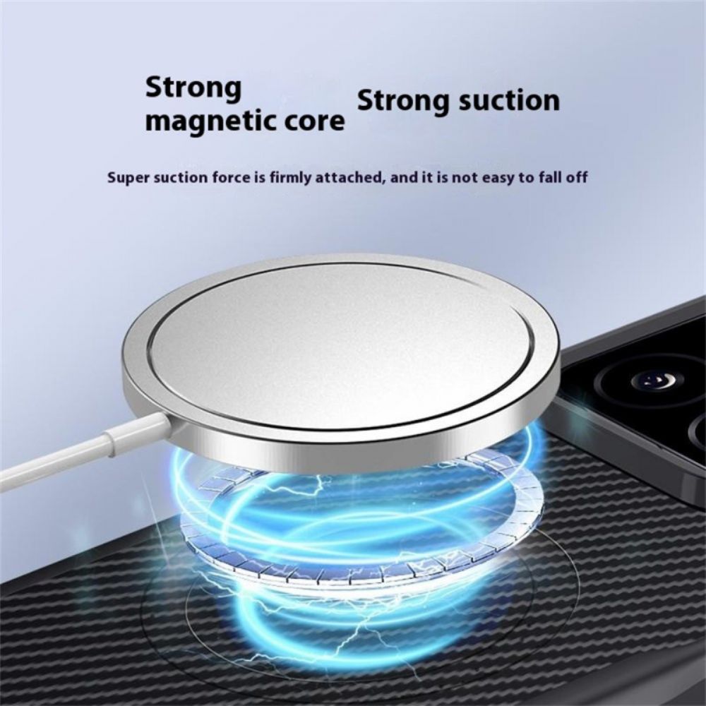 Hoesje Xiaomi 15 Magsafe-compatibel Koolstofvezel Bescherming Hoesje