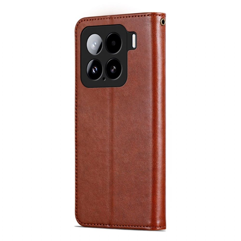 Leren Hoesje Voor Xiaomi 15 Azns