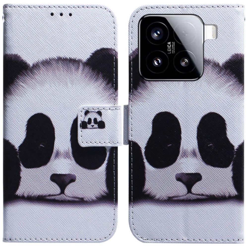 Leren Hoesje Voor Xiaomi 15 Panda