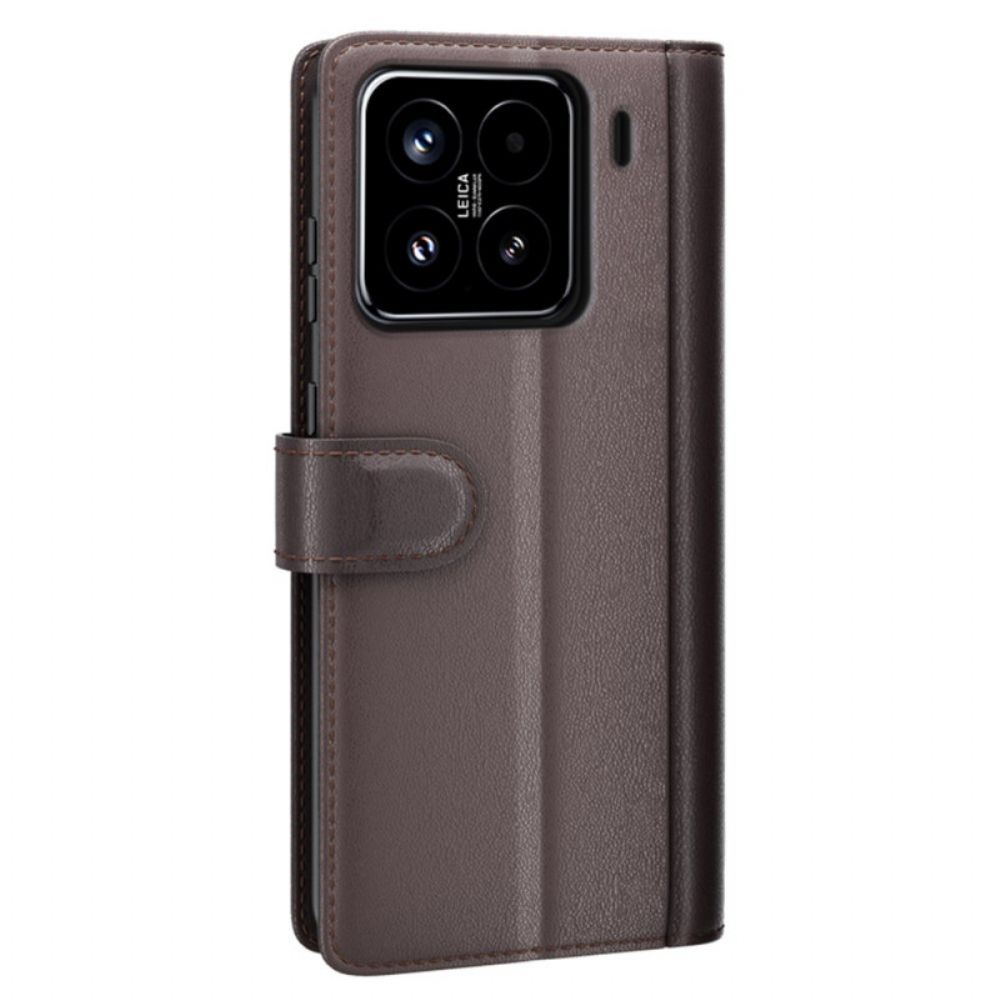 Leren Hoesje Xiaomi 15 Echt Leer