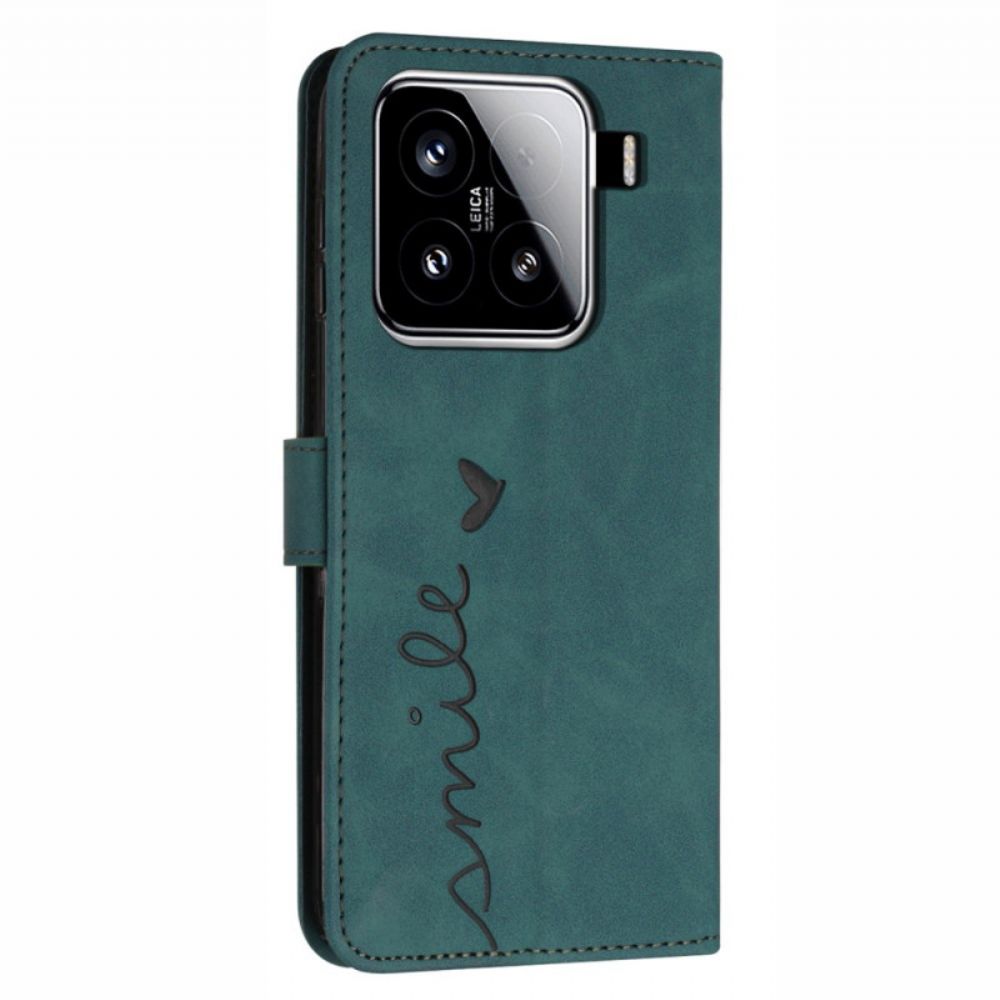 Leren Hoesje Xiaomi 15 Smile