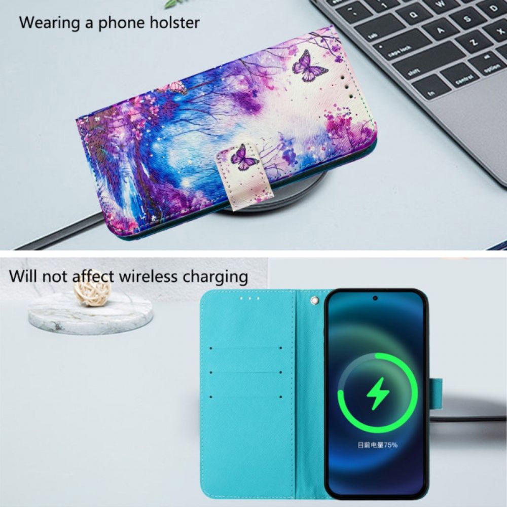 Leren Hoesje Xiaomi 15 Vallei Der Dromen Bescherming Hoesje