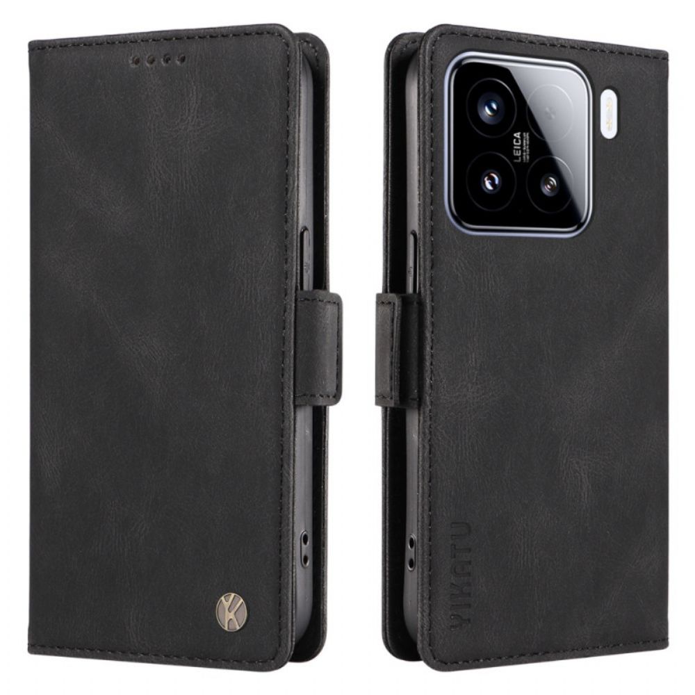 Leren Hoesje Xiaomi 15 Yikatu Suède-effect