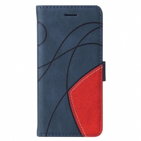 Folio-hoesje voor Honor 90 Met Ketting Tweekleurige Band