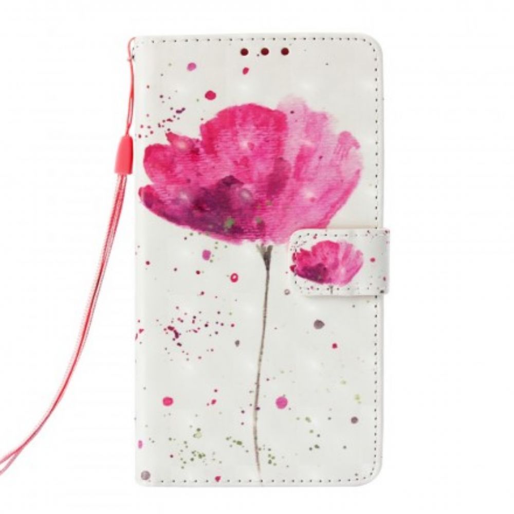 Telefoonhoesje Leren Hoesje voor Samsung Galaxy S10 Plus Aquarel Halster