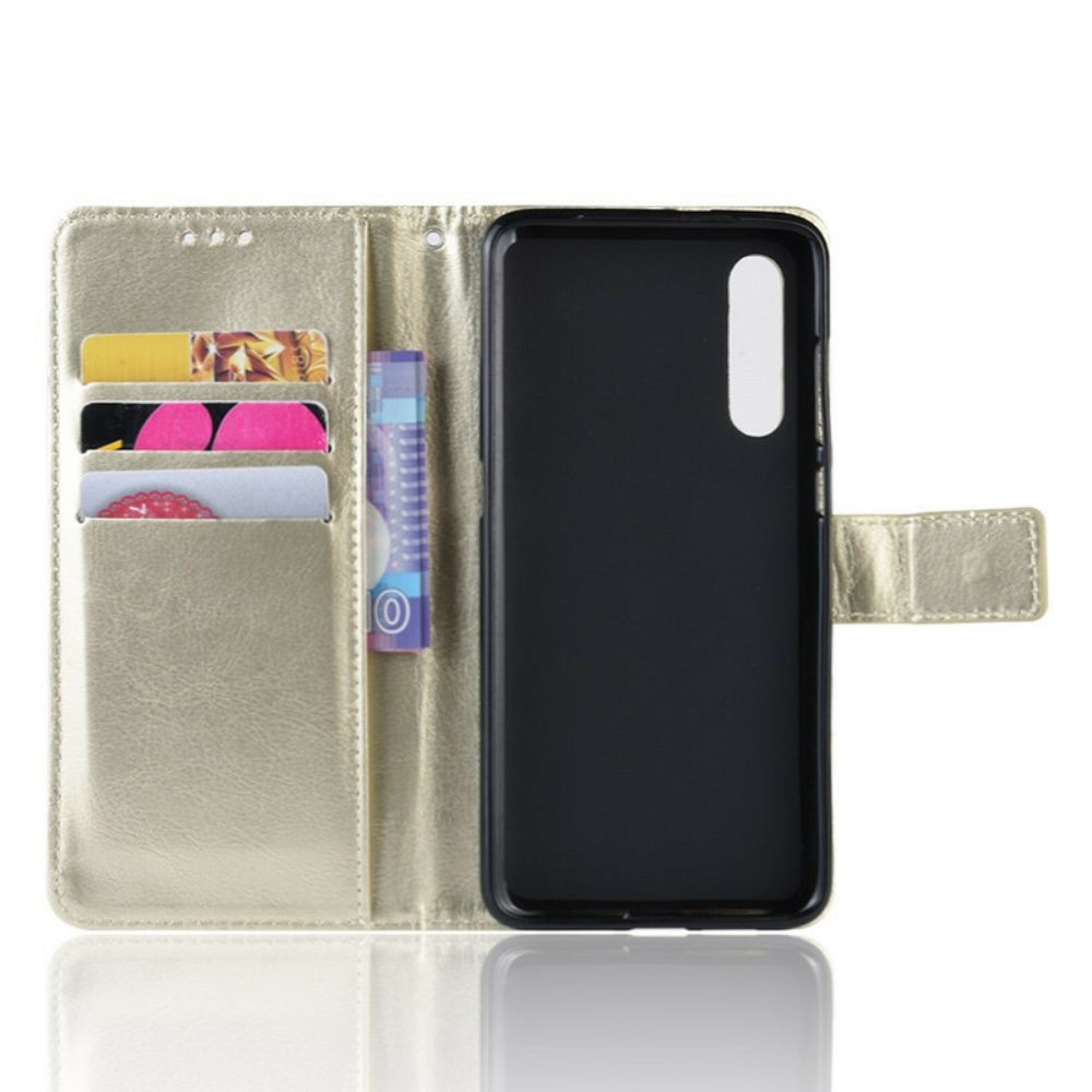 Folio-hoesje voor Xiaomi Mi 9 Lite Flitsachtig Kunstleer