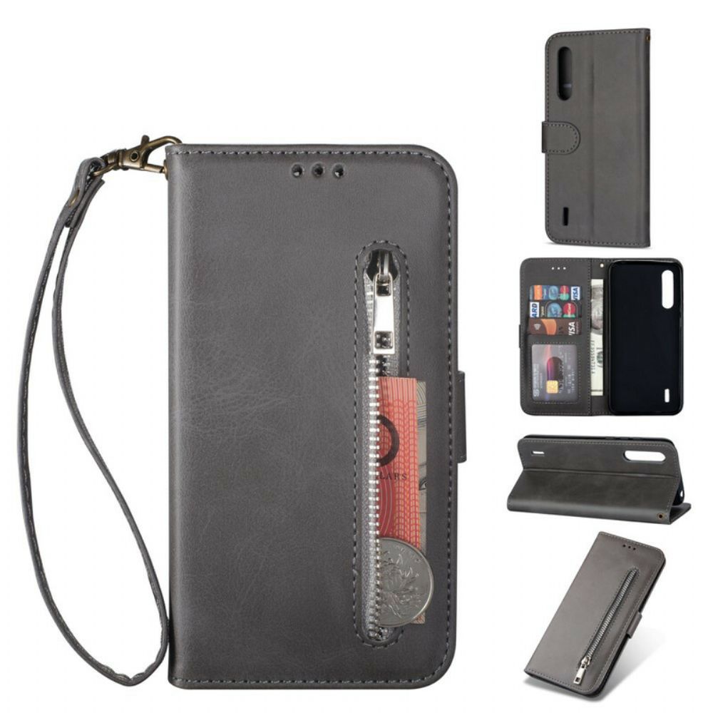 Folio-hoesje voor Xiaomi Mi 9 Lite Portemonnee Met Koord