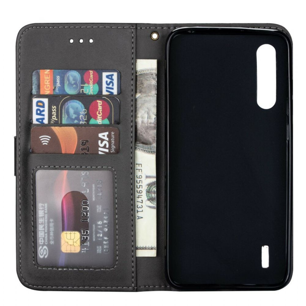 Folio-hoesje voor Xiaomi Mi 9 Lite Portemonnee Met Koord