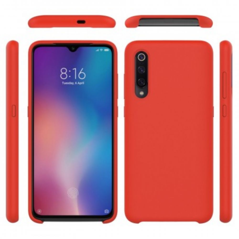 Hoesje voor Xiaomi Mi 9 Siliconen Vloeistof
