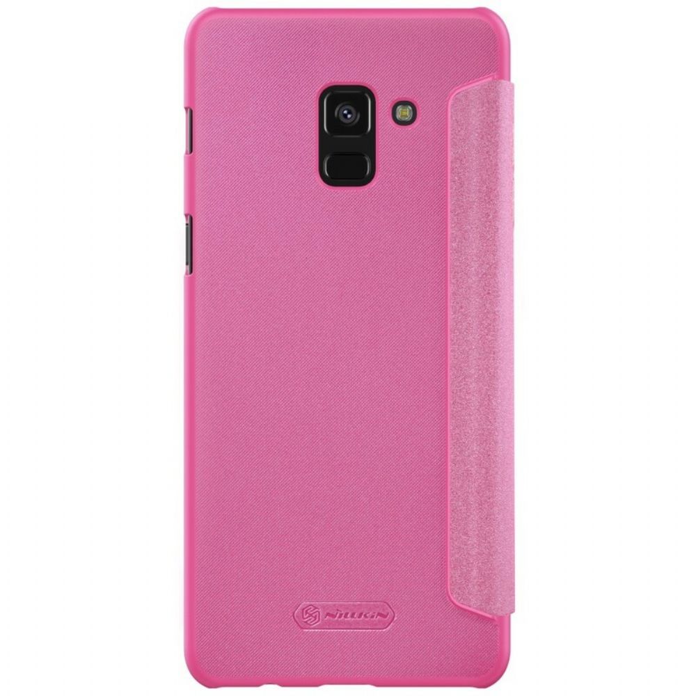 Bescherming Hoesje voor Samsung Galaxy A8 2018 Folio-hoesje Nillkin