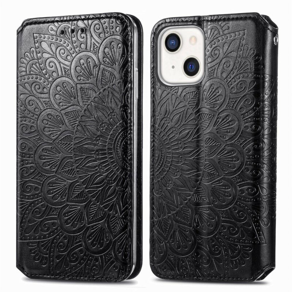 Bescherming Hoesje voor iPhone 13 Mini Folio-hoesje Mandala's