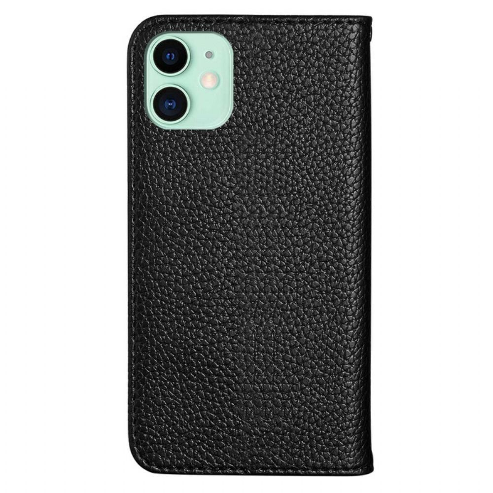 Bescherming Hoesje voor iPhone 13 Mini Folio-hoesje Ultra Chique Litchi Kunstleer