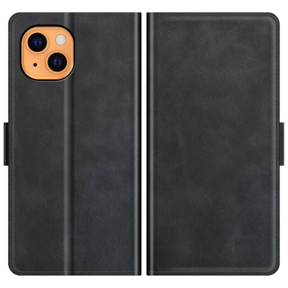 Flip Case voor iPhone 13 Mini Dubbele Sluiting
