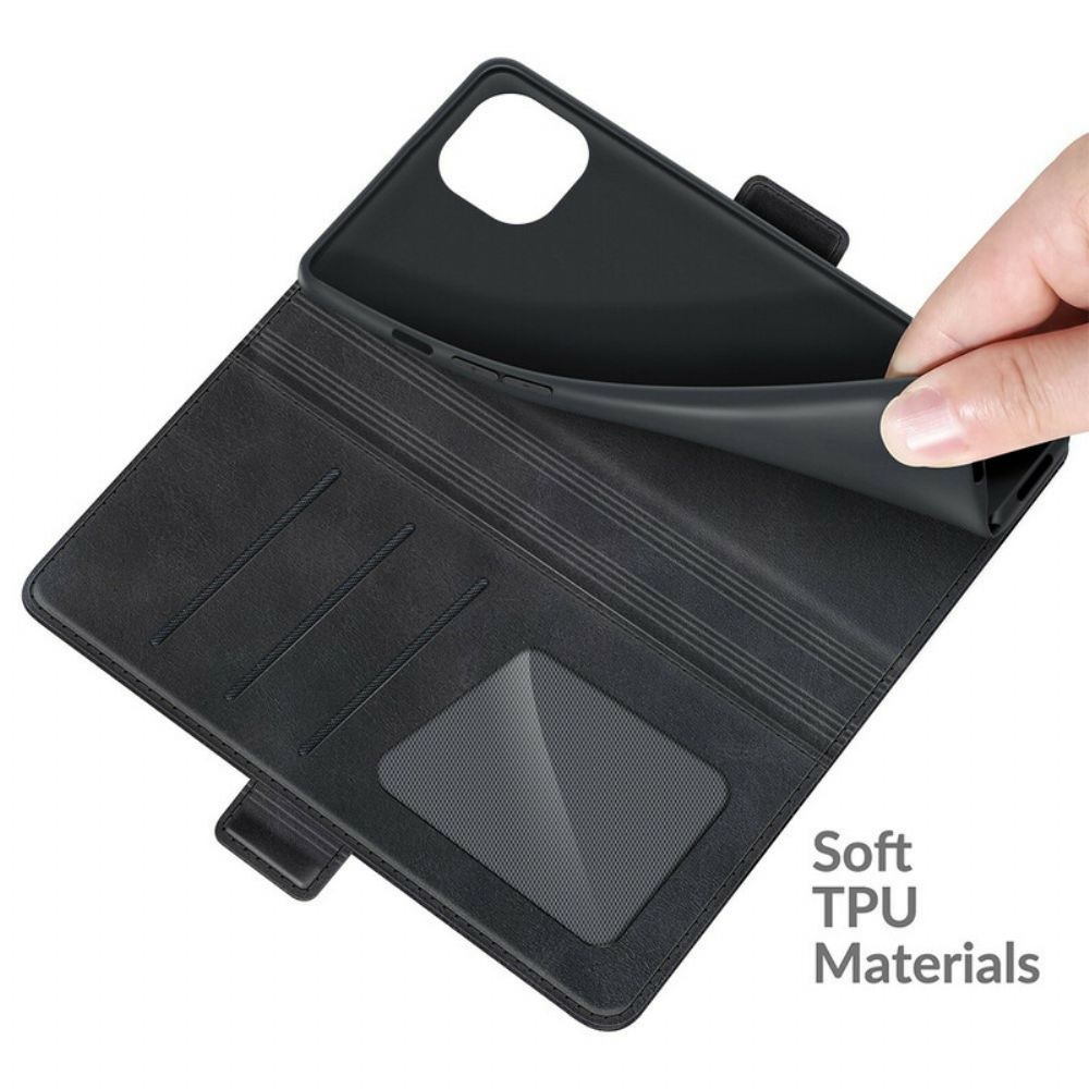 Flip Case voor iPhone 13 Mini Dubbele Sluiting