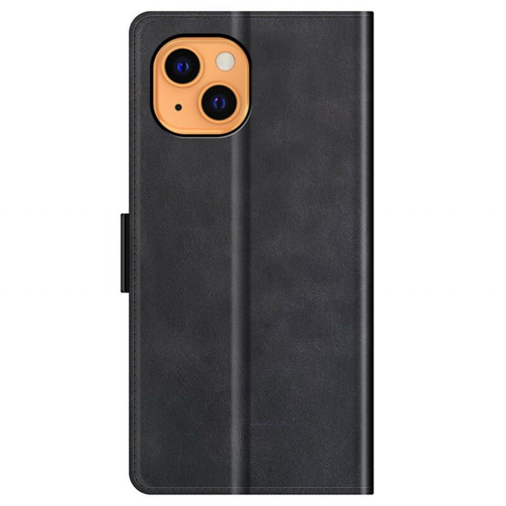 Flip Case voor iPhone 13 Mini Dubbele Sluiting