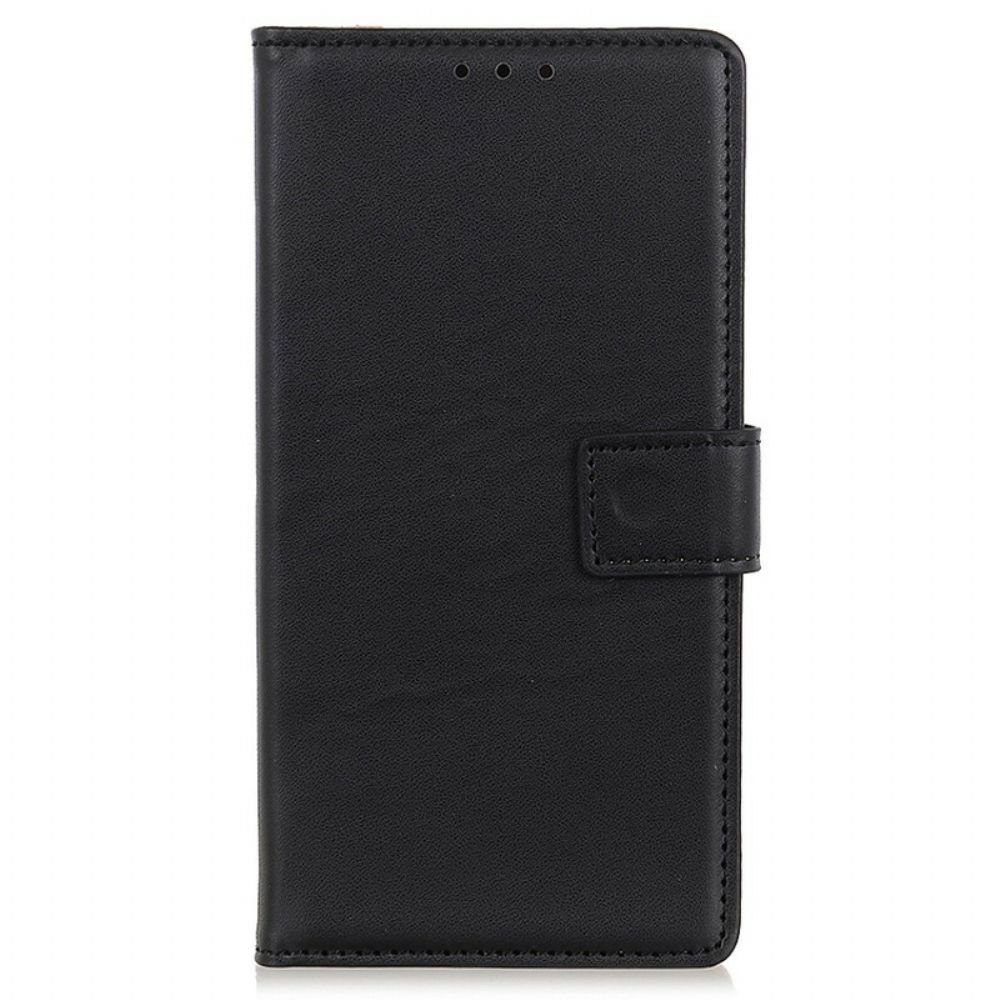 Folio-hoesje voor iPhone 13 Mini Eenvoudig Leereffect