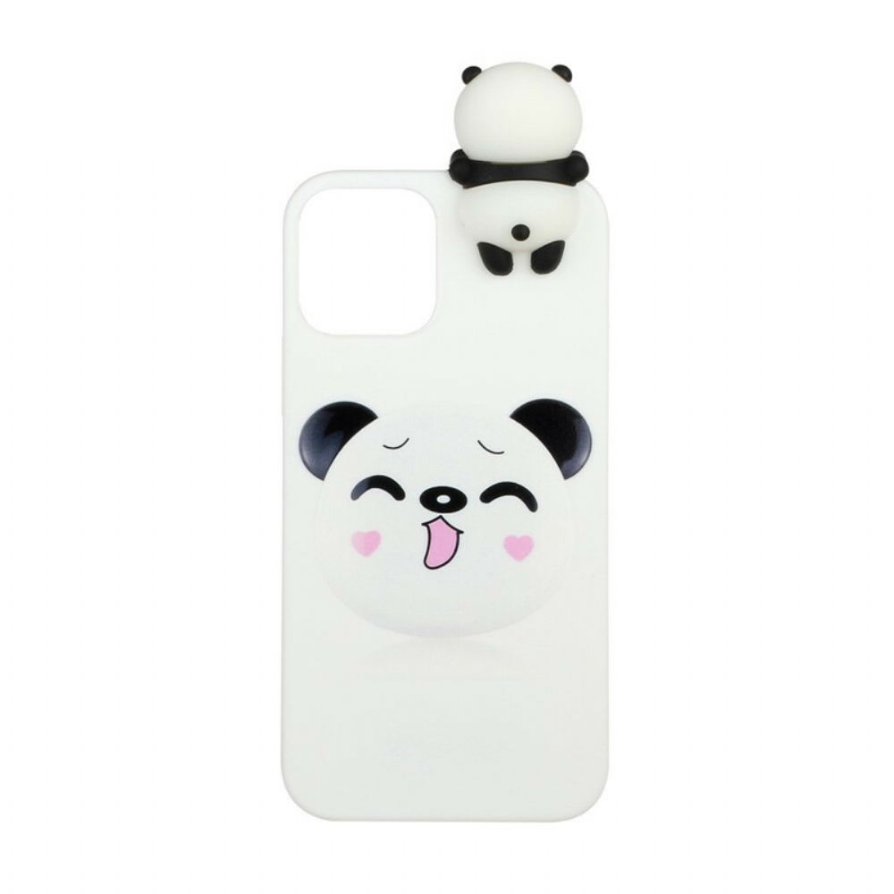 Hoesje voor iPhone 13 Mini Cool Panda 3d
