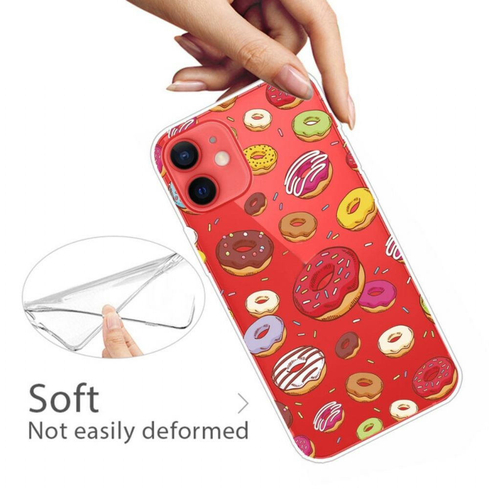 Hoesje voor iPhone 13 Mini Liefde Donuts
