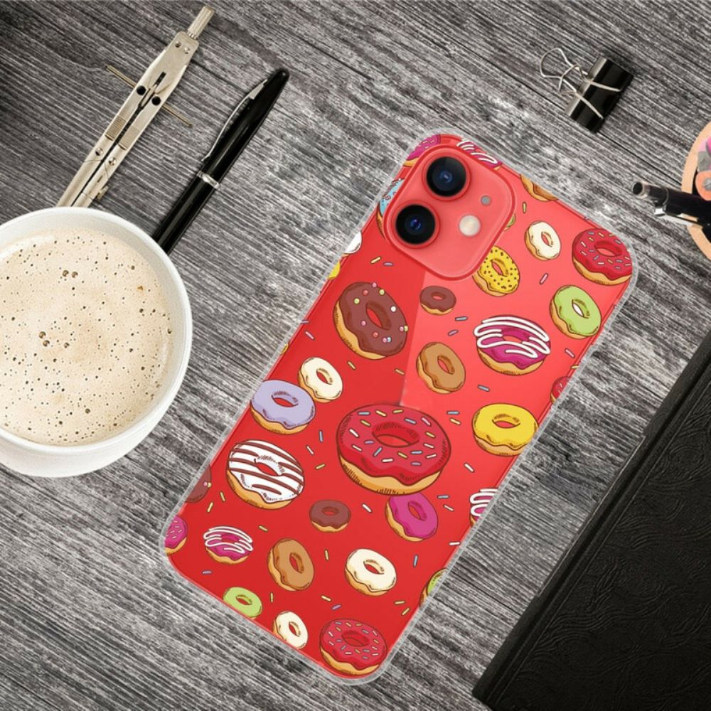 Hoesje voor iPhone 13 Mini Liefde Donuts