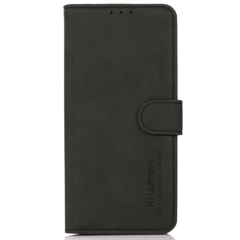 Leren Hoesje voor iPhone 13 Mini Khazneh Mode Leereffect